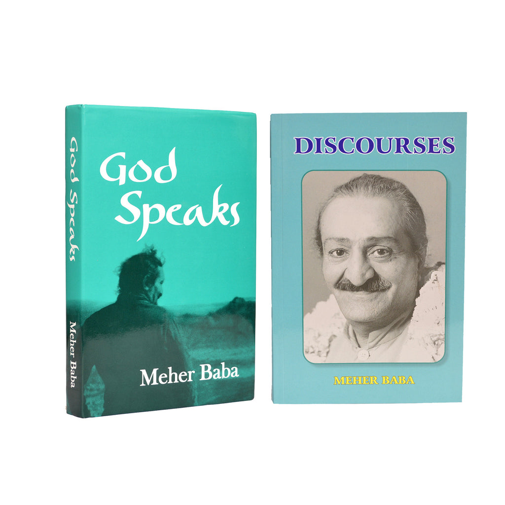 COMBO I - GOD SPEAKS & DISCOURSES BY  MEHER BABA - Meher Book House