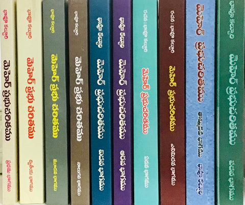 COMBO  -III   Meher Prabhu  Charitam Volumes 1 to 11 , (Telugu Translation of Lord Meher) ;మెహెర్ ప్రభుచరితము Vol 1 to 11 By  భావూ కల్చురి (PB)